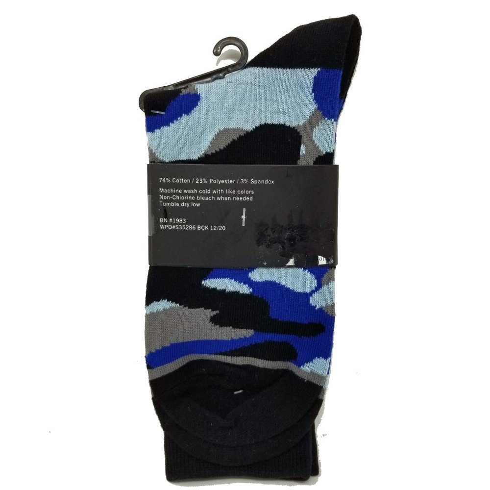 True Religion Casual Crew Camo Camouflage Socks - Picture 2 of 7